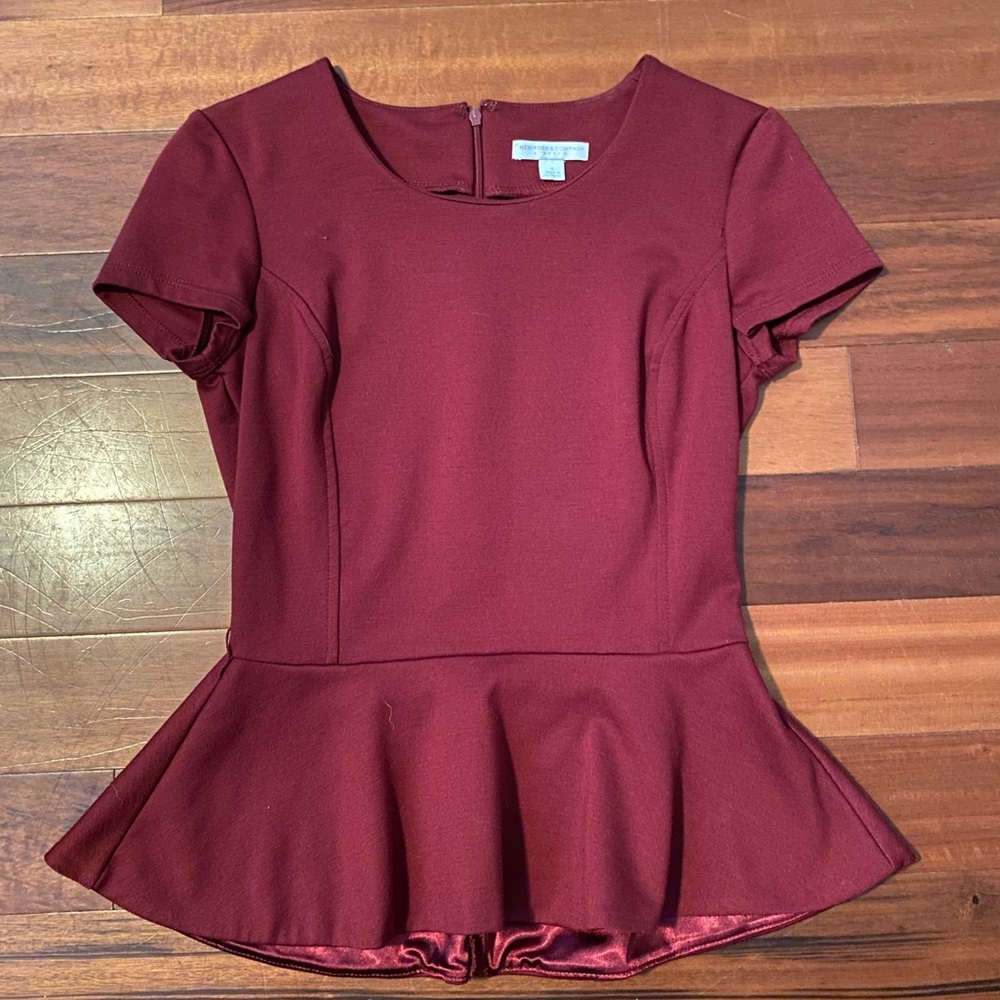 NY Co Peplum Top